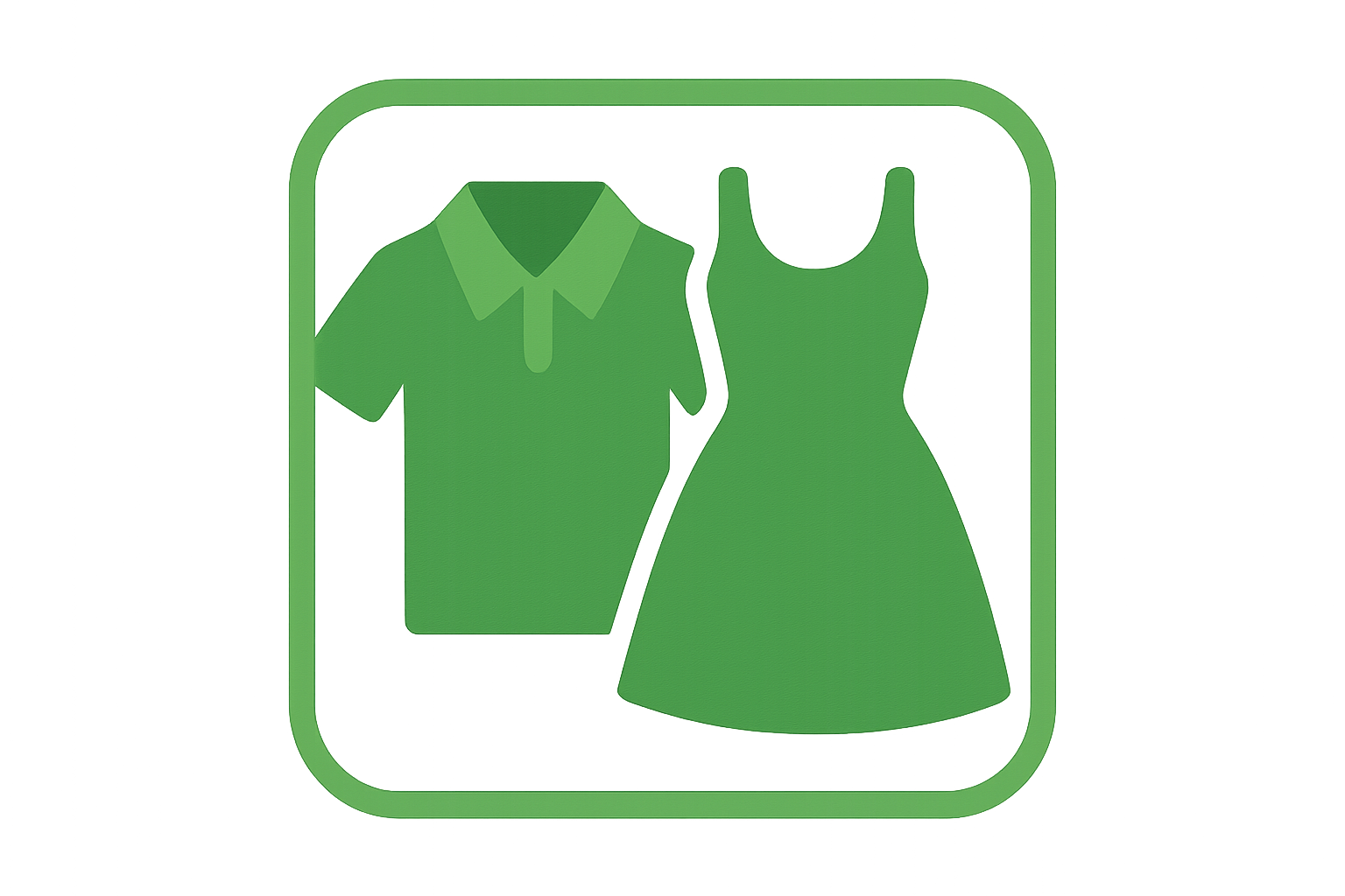 green icon clothes 
